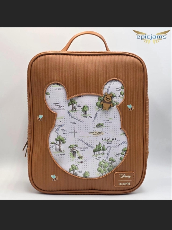 Loungefly Handbags - Loungefly Disney Winnie the Pooh Tan Brown Backpack Case